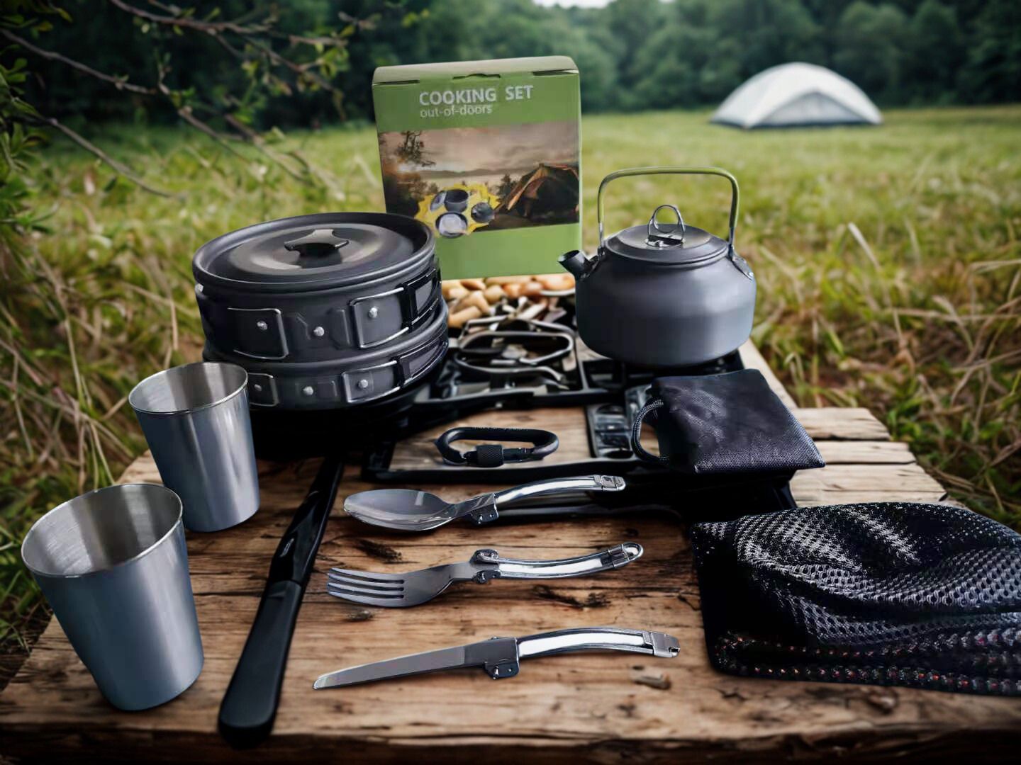Camping Cookware - Campfire cooking set