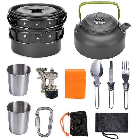 Camping Cookware - Campfire cooking set