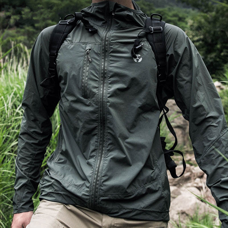Men's Rain Jacket | Thick Waterproof Raincoat