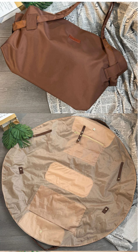 Waterproof Foldable Duffle Bag –  Large Capacity Tote for Camping, Travel & Grocery | Flat Storage Organizer