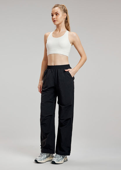 Women's Cargo Pants | Baggy & High waisted with stretch waist | hiking pants