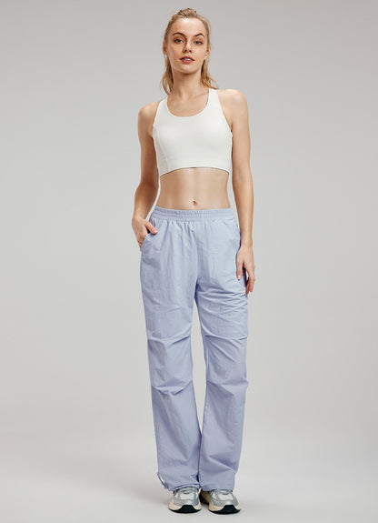 Women's Cargo Pants | Baggy & High waisted with stretch waist | hiking pants