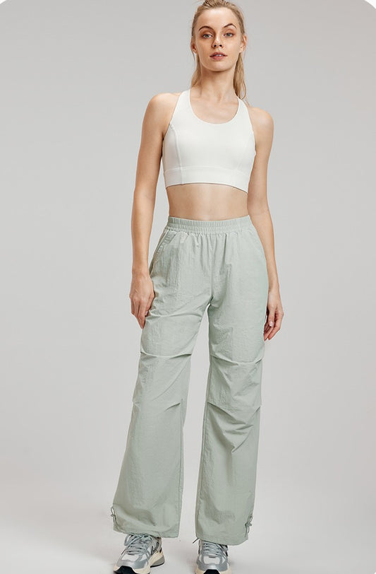 Women's Cargo Pants | Baggy & High waisted with stretch waist | hiking pants
